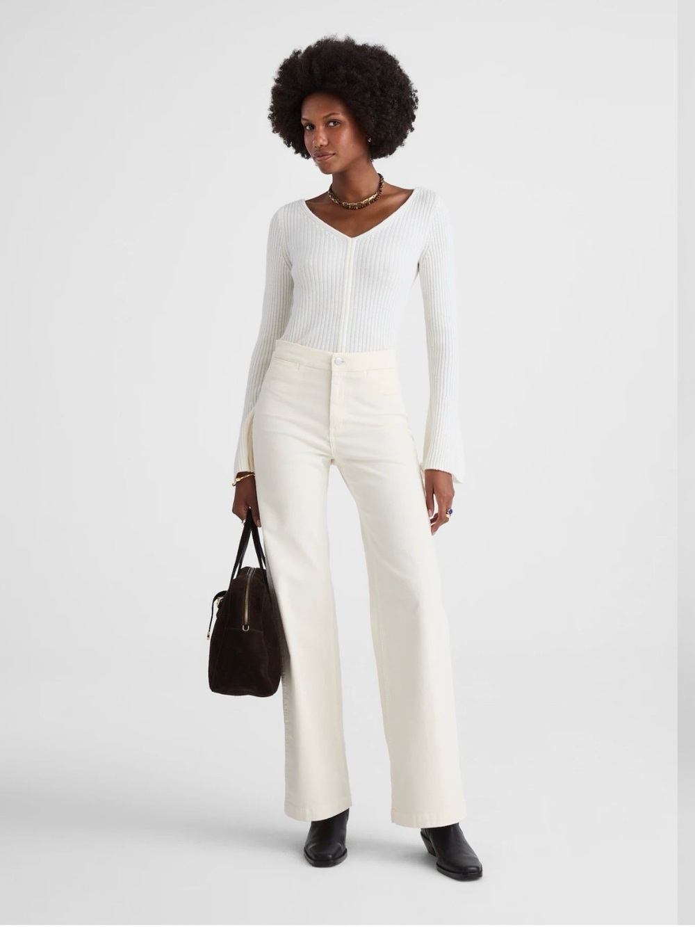 Madewell The Wide Leg Pant in Corduroy size 23 (00)